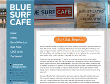 Tablet Screenshot of bluesurfcafe.com